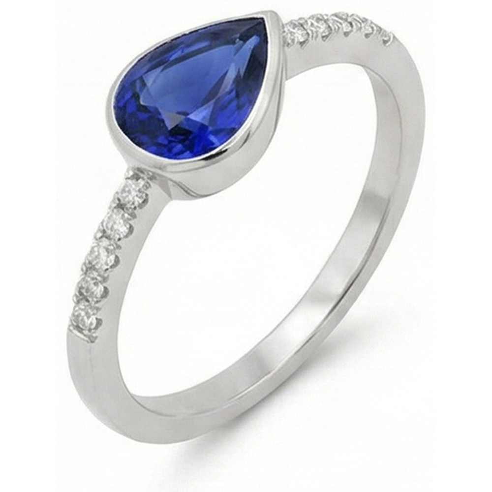 echter round diamant 2.50Karat ring Vorderansicht