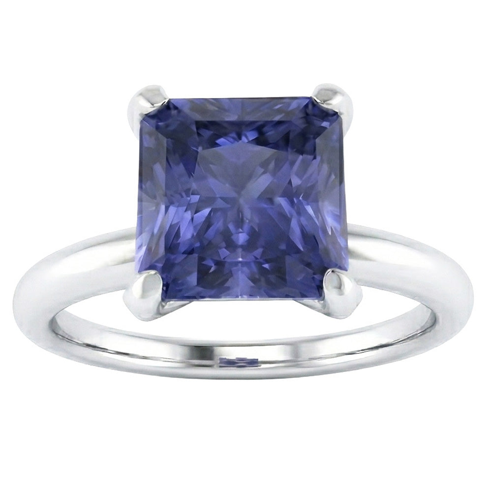 echter radiant diamant 2.50Karat ring Detailansicht