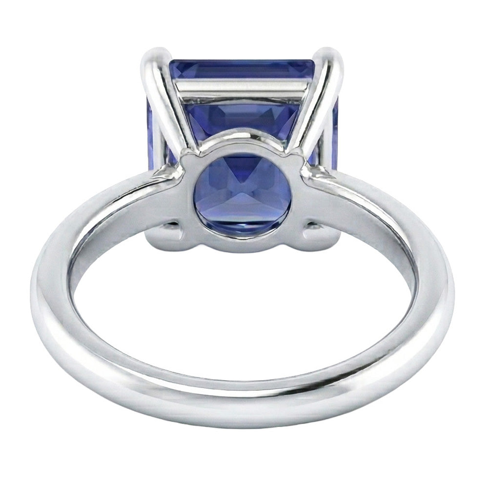 echter radiant diamant 2.50Karat ring auf Weiß