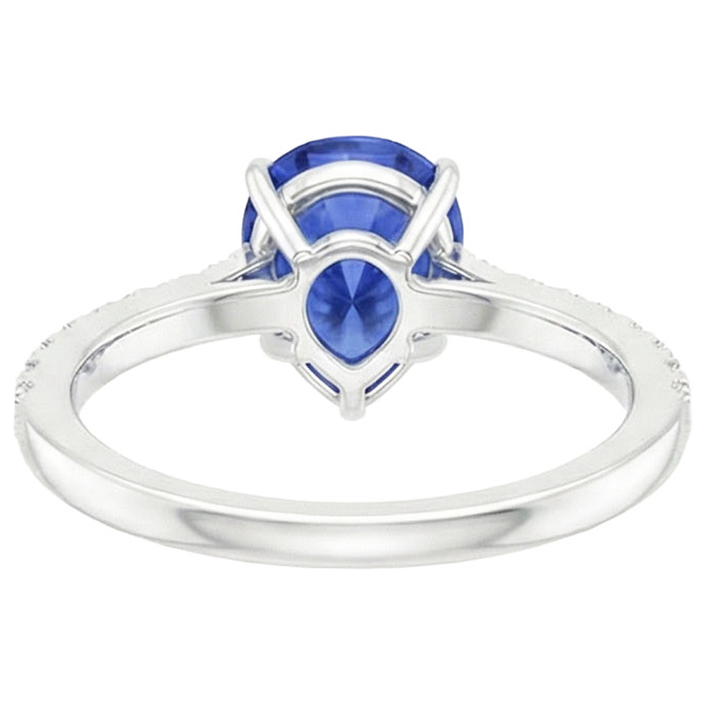 echter round diamant 4Karat ring Seitenansicht