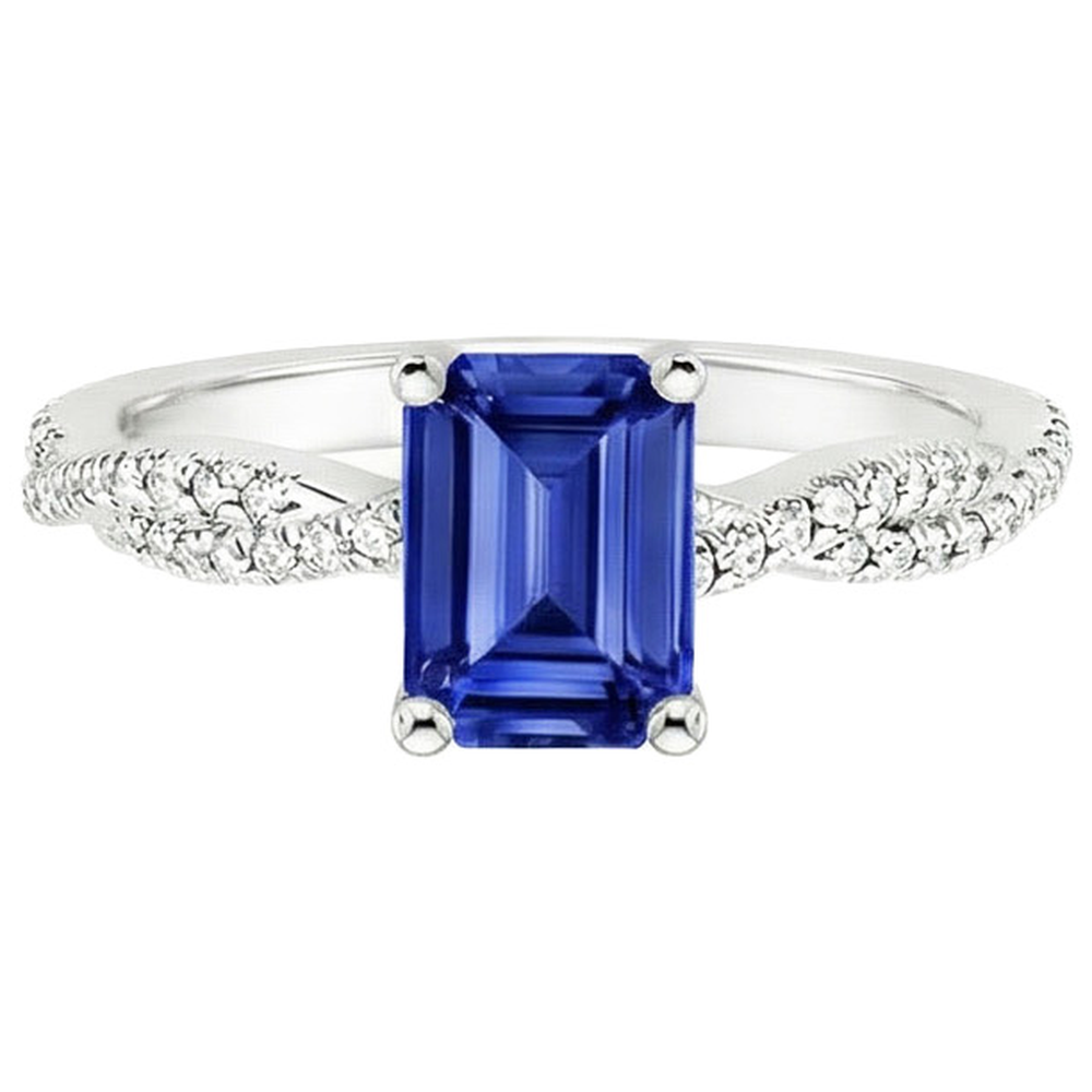 echter round diamant 4.25Karat ring Profilansicht