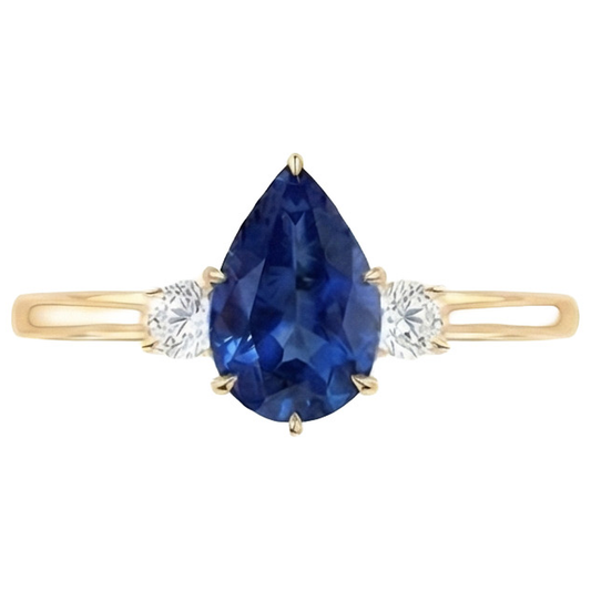 echter round diamant 6.20Karat ring Detailansicht