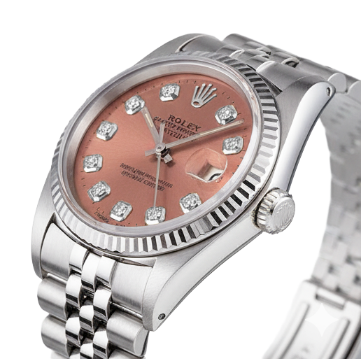Damenuhr Rolex Date-Just Edelstahl Jubilee