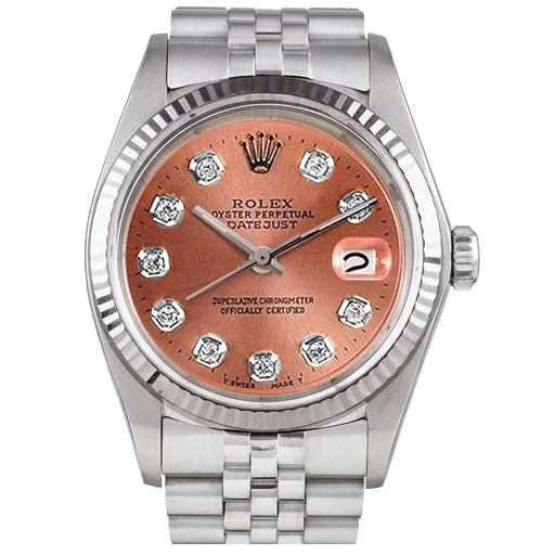 Damenuhr Rolex Date-Just Edelstahl Jubilee