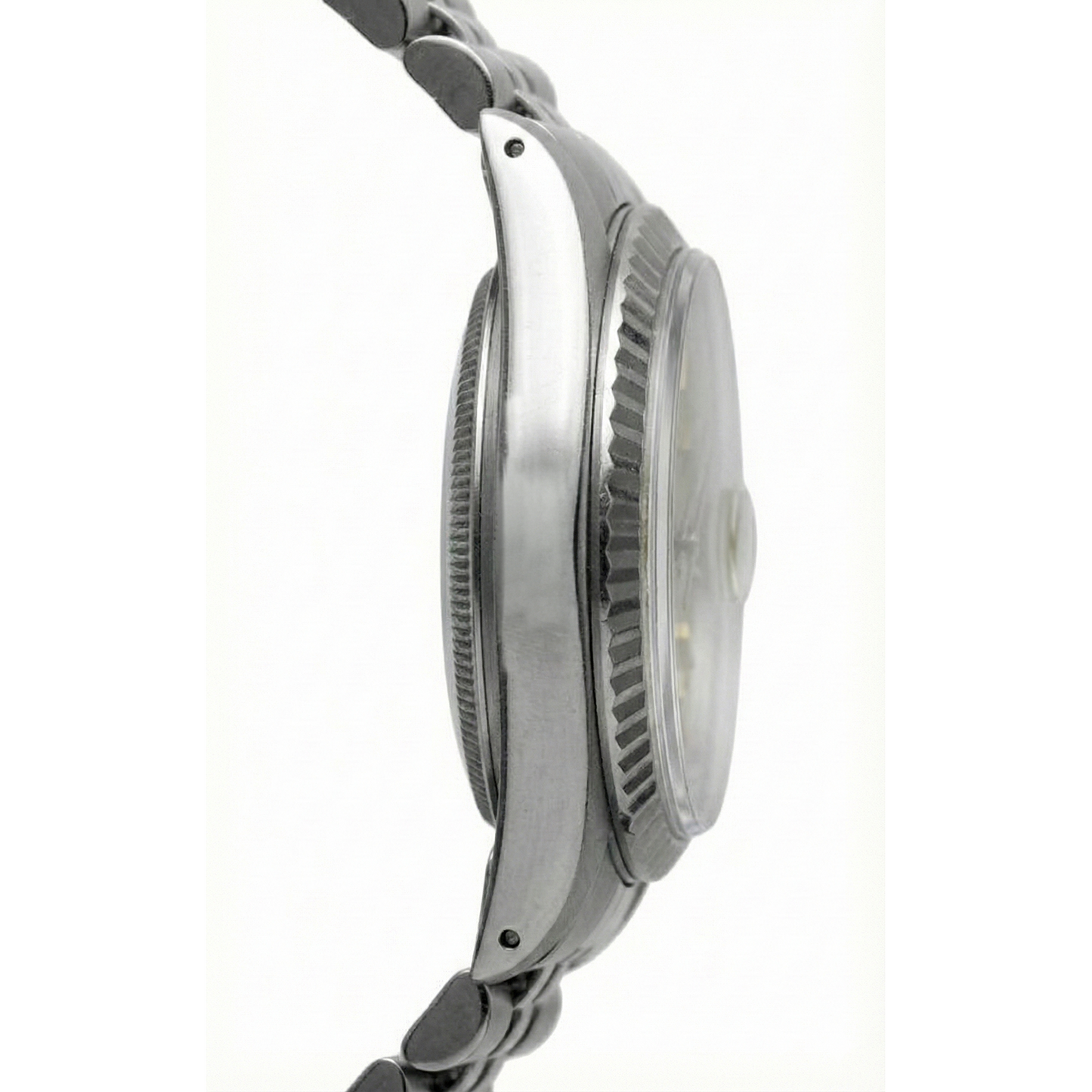 Damenuhr Rolex Datejust Edelstahl Champagnerfarbenes Zifferblatt