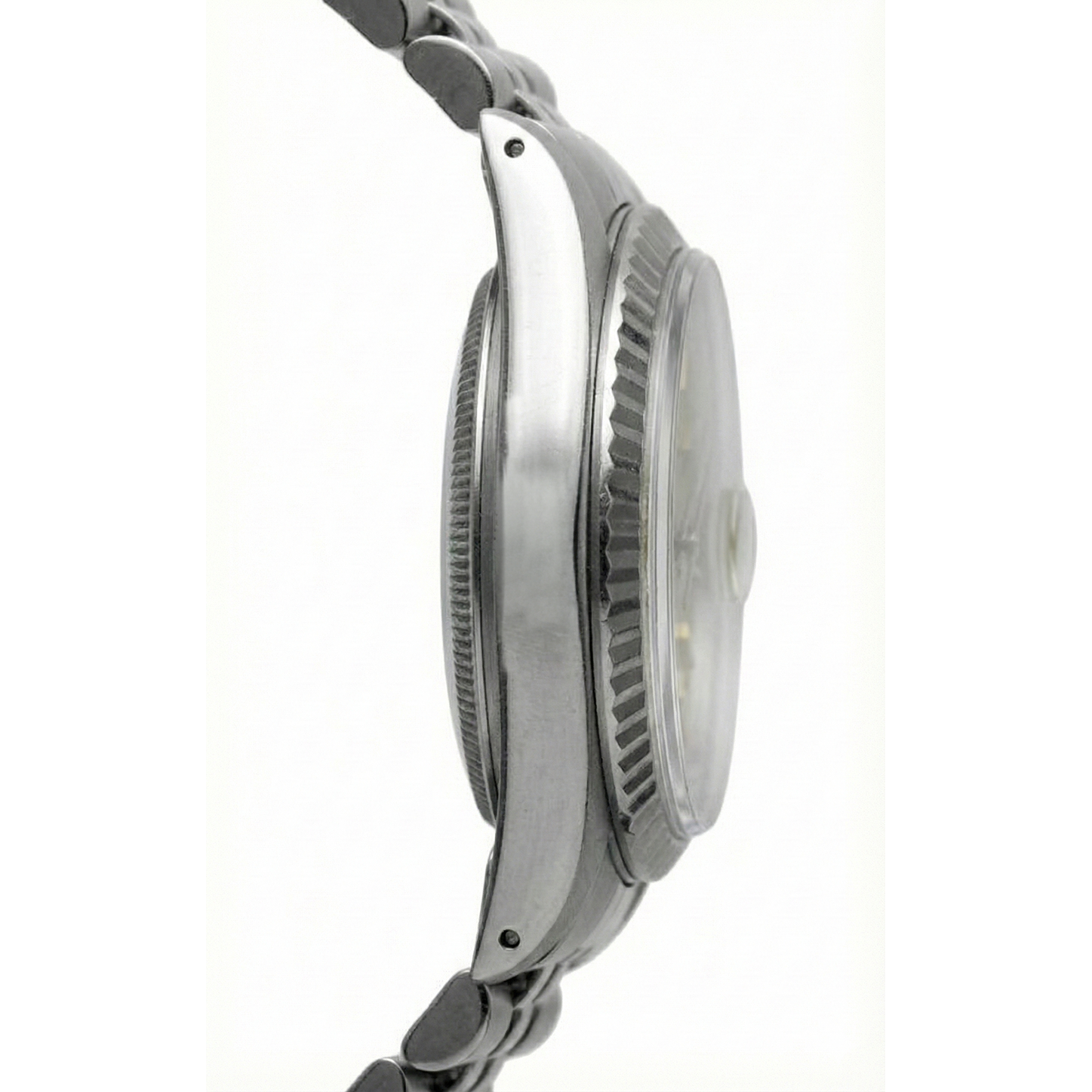 Damenuhr Rolex Datejust Edelstahl Champagnerfarbenes Zifferblatt