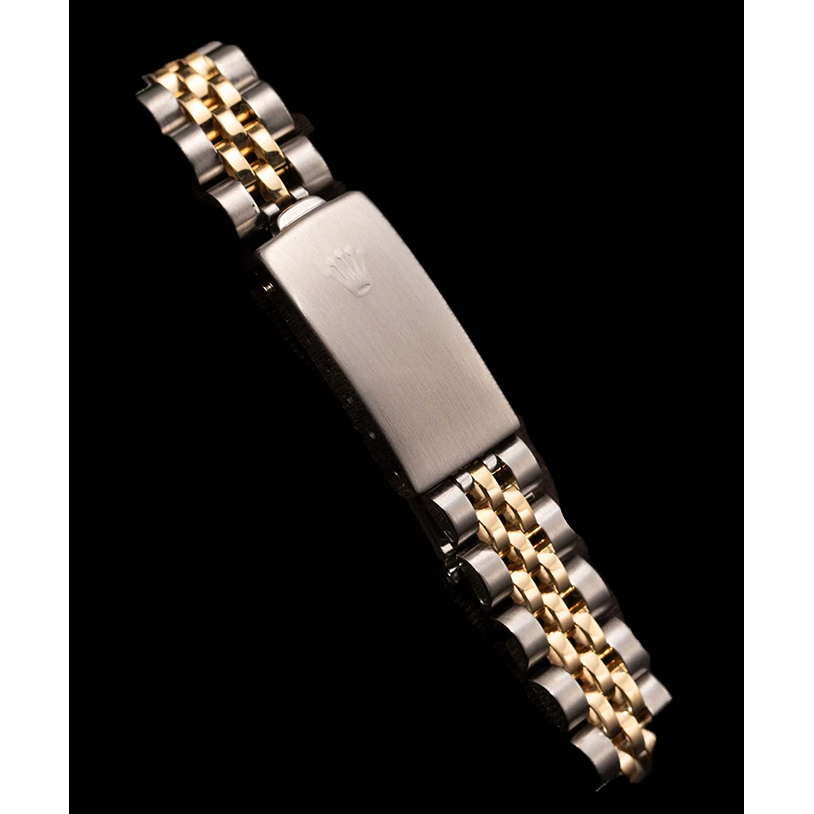 Damenuhr Rolex Datejust Oyster aus massivem Gold und Edelstahl