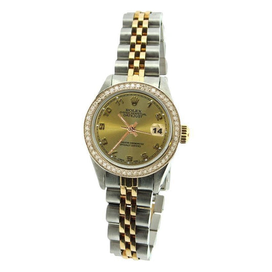 Damenuhr Rolex Datejust aus Edelstahl