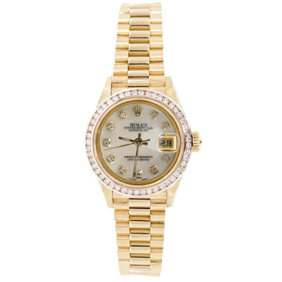 Damenuhr Rolex Präsidentin Datejust