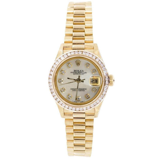 Damenuhr Rolex Präsidentin Datejust