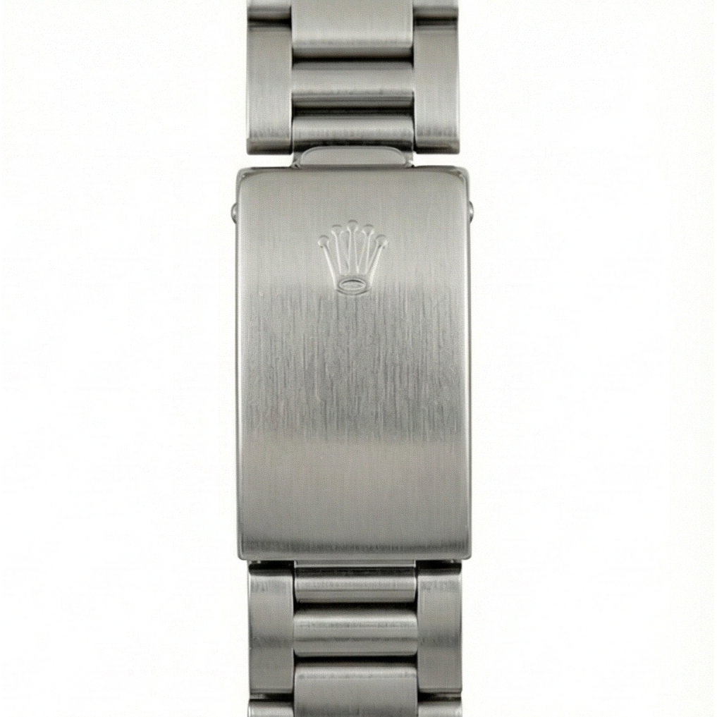 Damenuhr mit silbernem Zifferblatt und Diamantlünette, Rolex-Datumsarmband