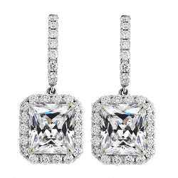 Handgefertigter Diamant Ohrhänger 11,50 Karat | HarryChadEnt