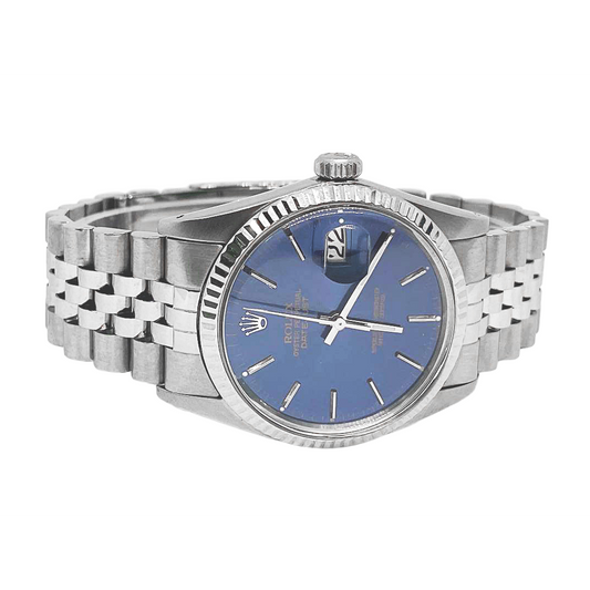Blau Stick-Zifferblatt Rolex