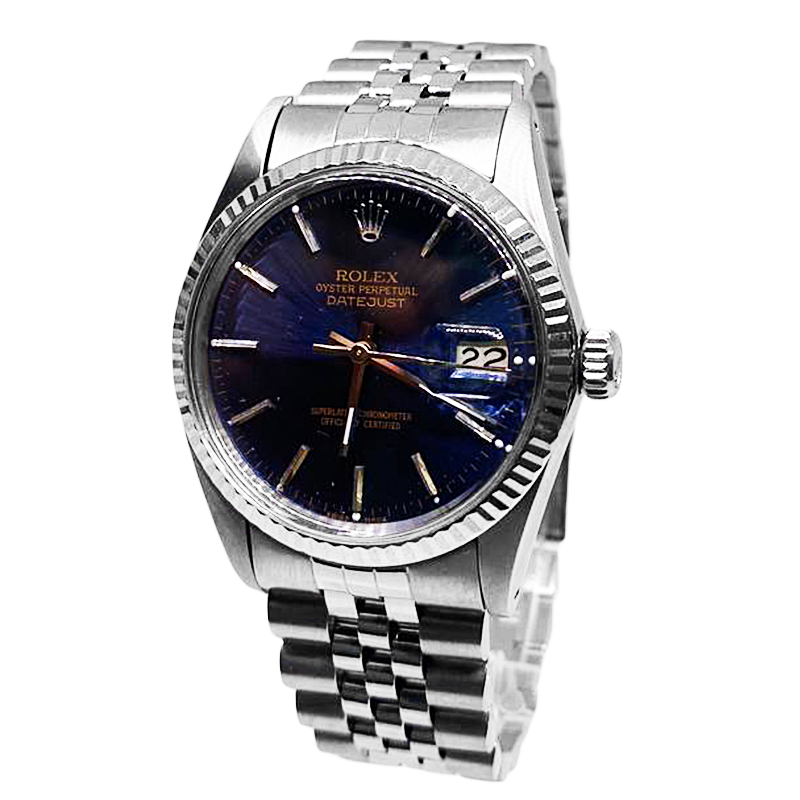 Herrenuhr Blau Stick-Zifferblatt Rolex