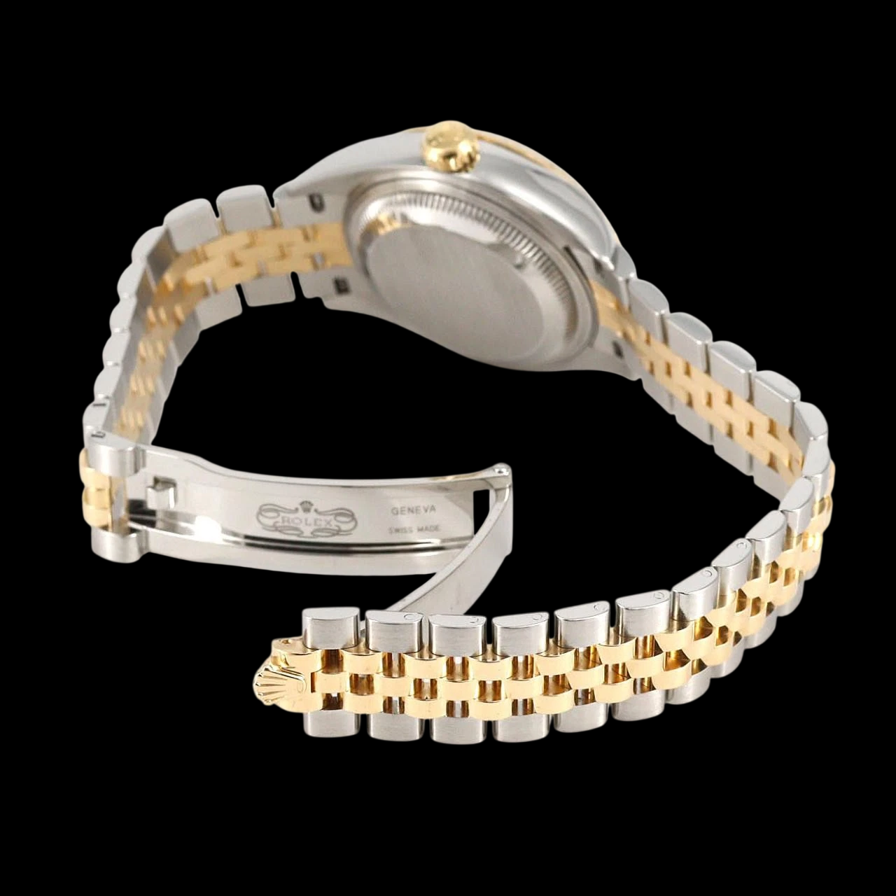 Datejust 28 mm Rolex Edelstahl & Gelbgold 279173 Damenuhr
