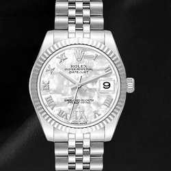 Handgefertigter -Karat Perle Rolex