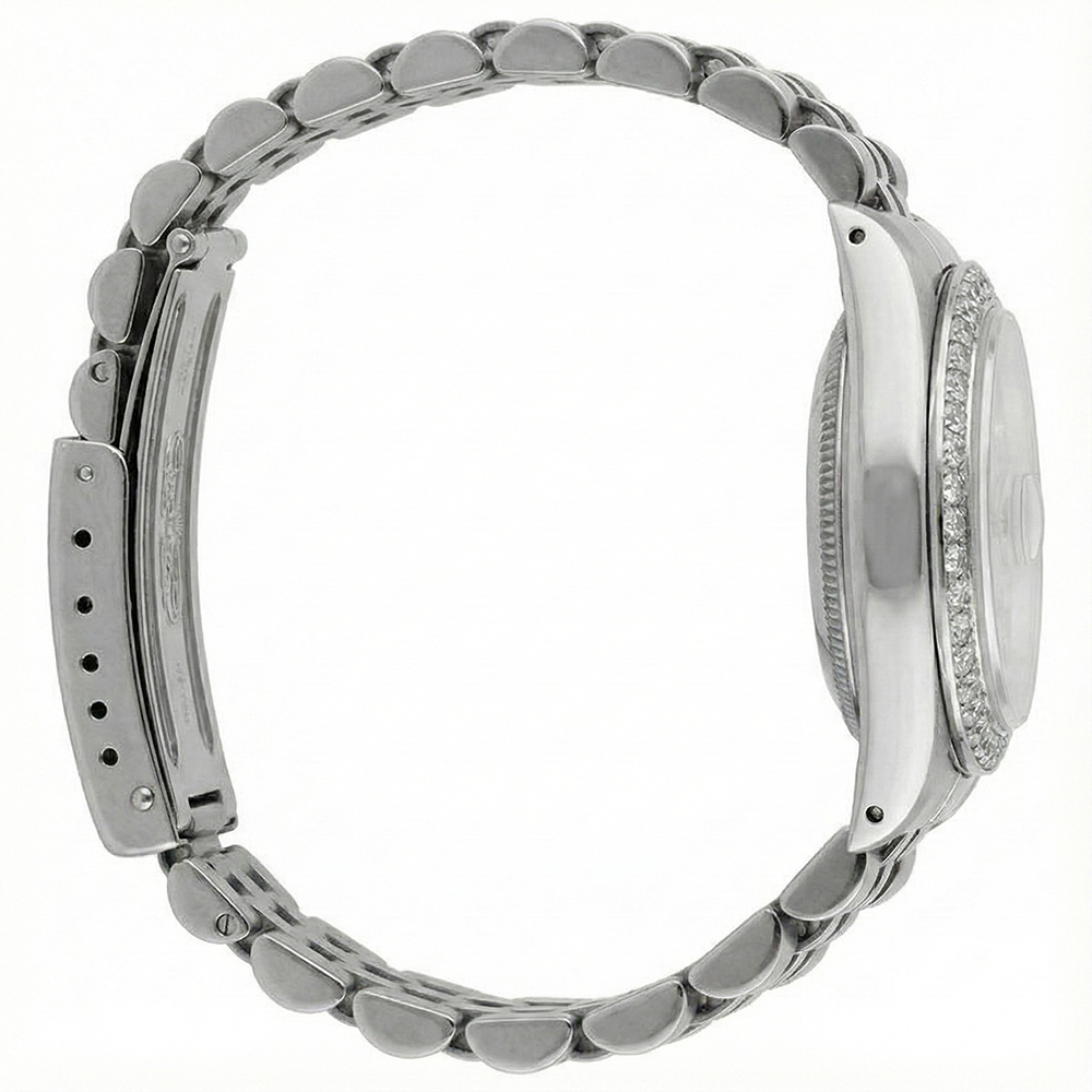 Datejust Edelstahl Jubilee Diamant Dame Rolex Uhr Champagner Diamant