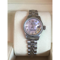 Datejust Rolex-Uhr, Jubilee-Armband, Diamant-Zifferblatt, Edelstahl
