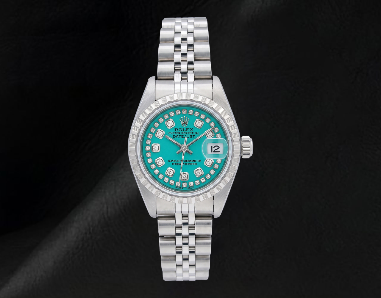 Rolex Datejust 6916 String-Diamantzifferblatt 26 mm Edelstahluhr