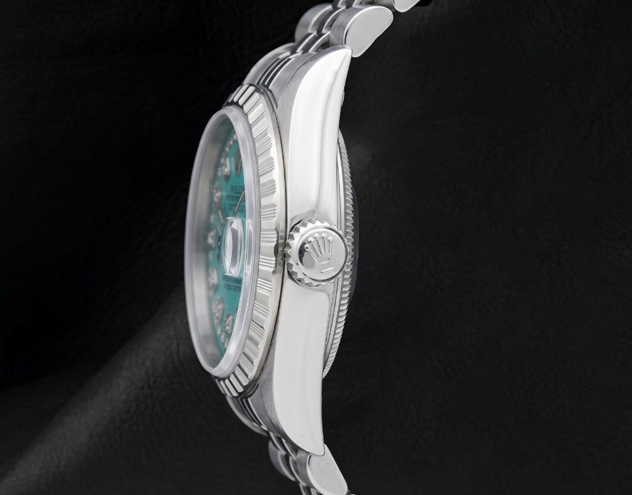 Rolex Datejust 6916 String-Diamantzifferblatt 26 mm Edelstahluhr
