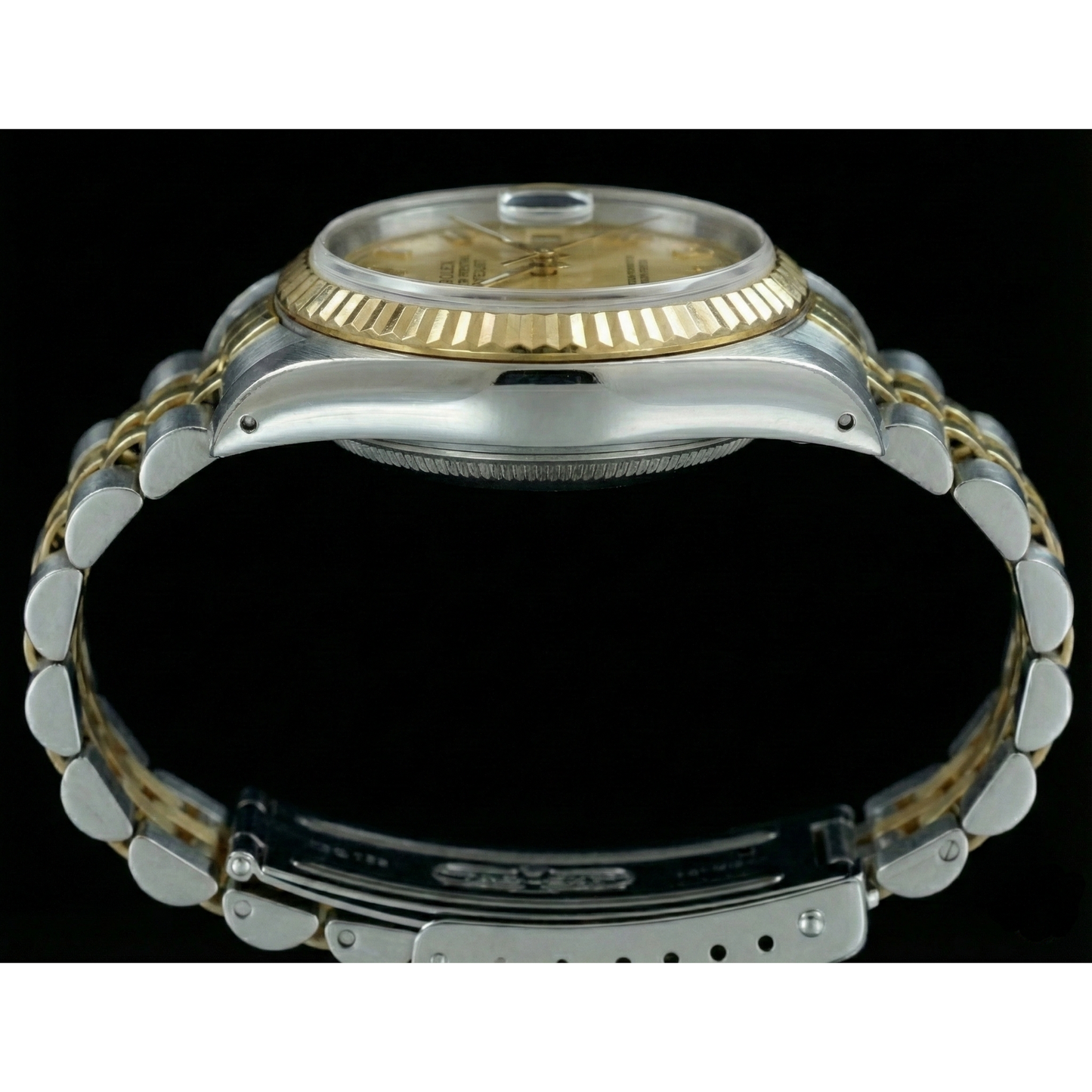 Datejust Rolex Dame Betrachten Edelstahl & Gold Jubilee Champagner Römisches Zifferblatt