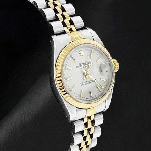 weißem Stick-Zifferblatt Rolex