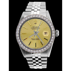 Datejust Rolex Edelstahl Jubilee Champagner Stick Zifferblatt Herren Rolex Uhr SCHNELLES EINSTELLEN