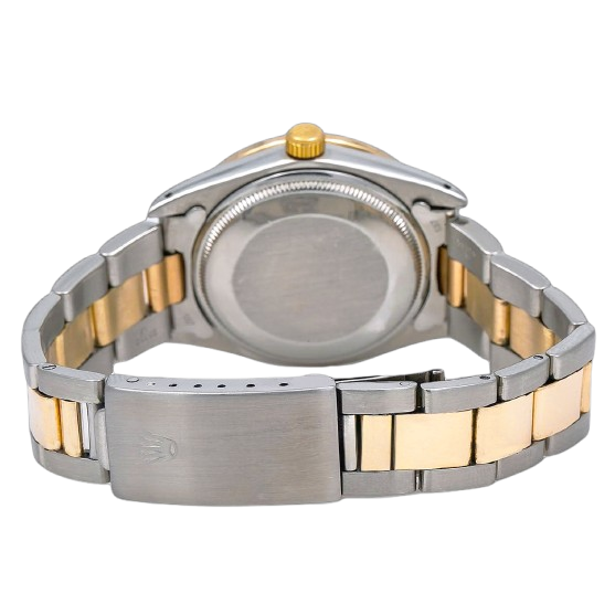 Datejust Rolex Herren Gelbgold Edelstahl Zweifarbig Uhr SCHNELLES EINSTELLEN