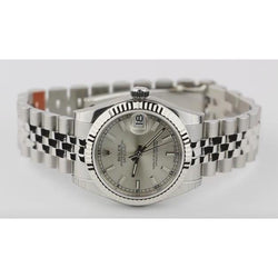 Datejust Rolex Mittelgroß-Uhr, Jubilee-Armband, Edelstahl