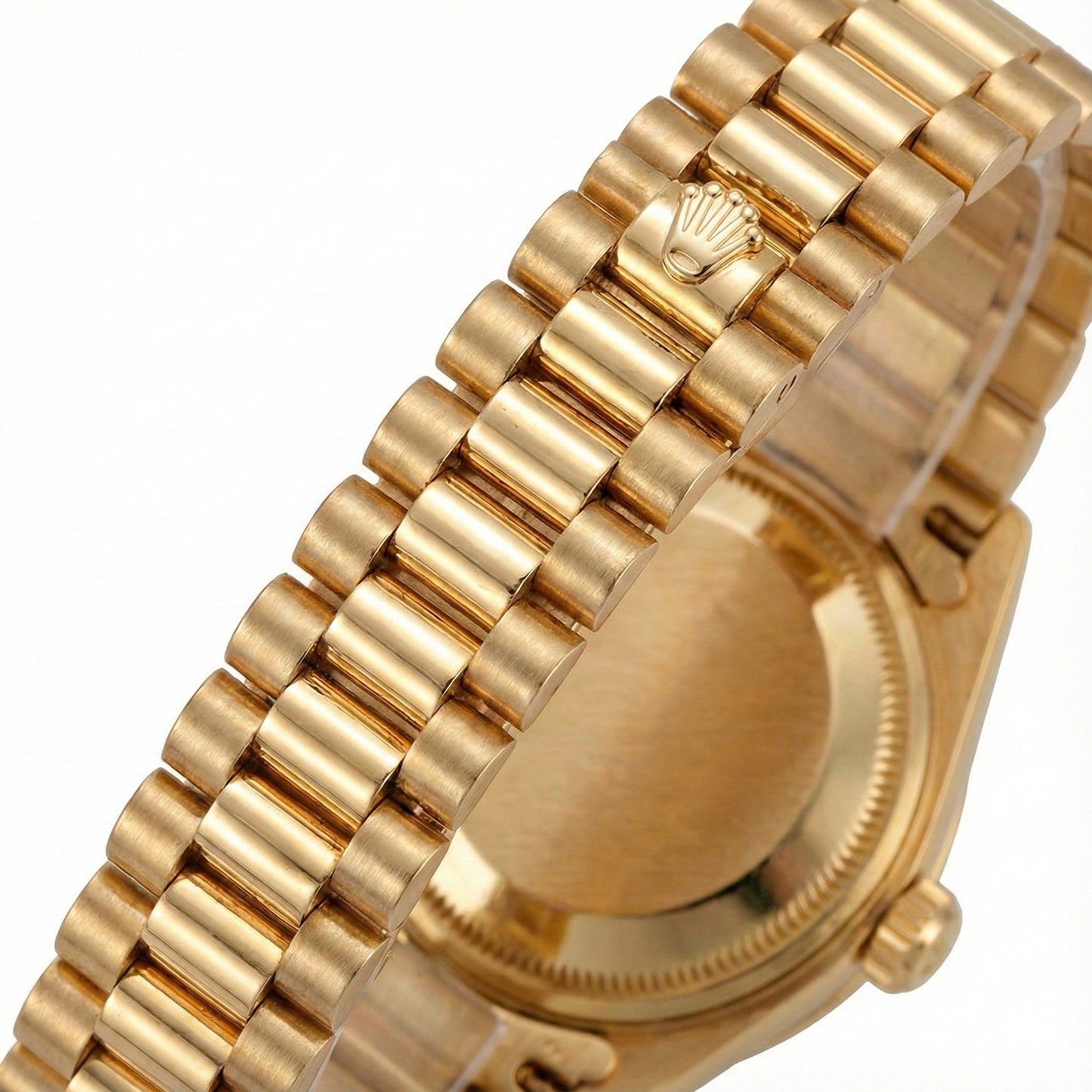 Diamant-Lünette, Champagner, Arabisches Gold, Präsidentenuhr, Rolex Datejust