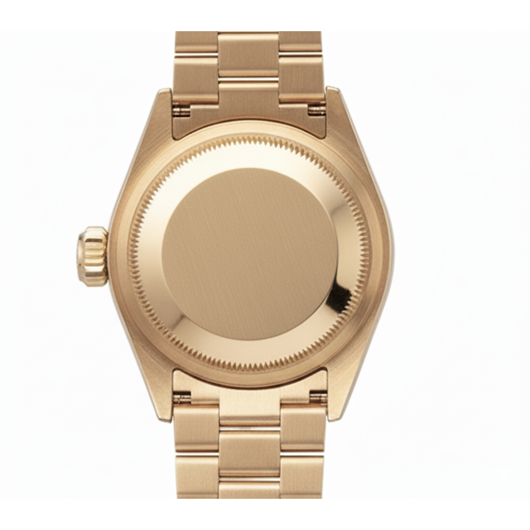 Diamantlünette Rolex Datejust Uhr Dame Präsidentenstil Gold