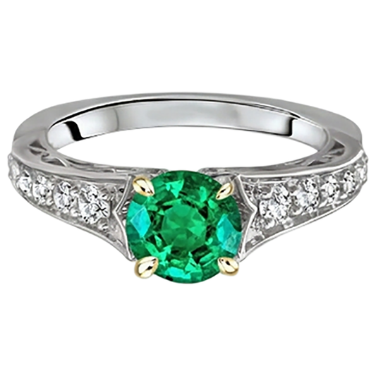 Brillanter Schmuckstein-Ring 2,50 Karat – Frontansicht