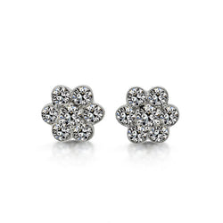 Luxuriöser Diamant Ohrringe 7 Karat – 14K Weißgold von
