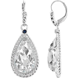 Antik-Kissen-Schliff Edler Diamant Ohrstecker in 14 Karat