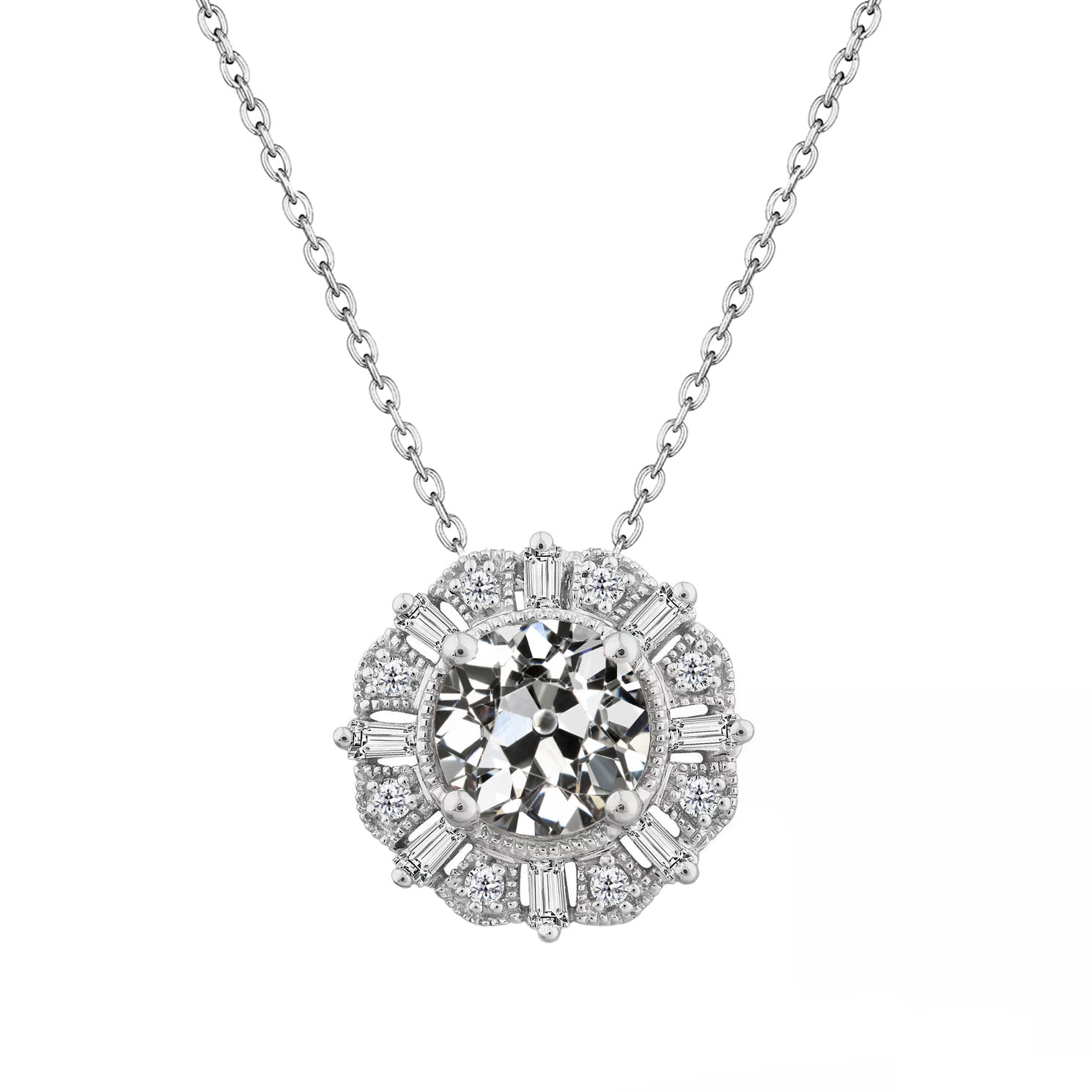 Natürlicher Diamant Hänge-Anhänger – Hauptansicht