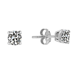 Feiner Diamant Ohrhänger 2 Karat – 14K Weißgold | HarryChadEnt