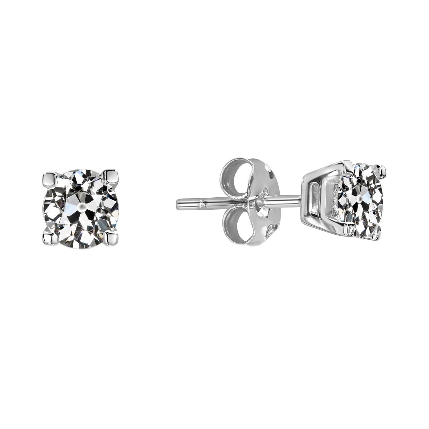 Natürlicher Diamant Ohrhänger – Hauptansicht
