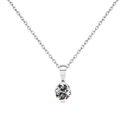 Old Mine Cut Diamant Anhänger in 14 Karat Weißgold – 1 Karat