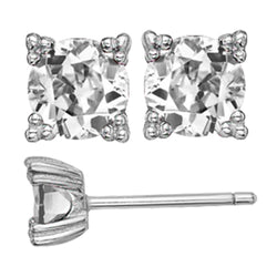 Handgefertigter 4-Karat Edler Diamant Ohrstecker