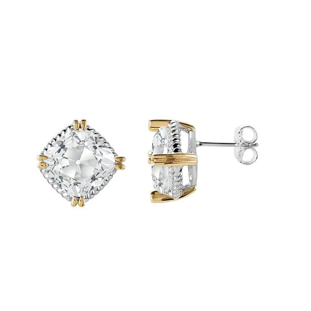 Echter Diamant Ohrstecker – Frontansicht