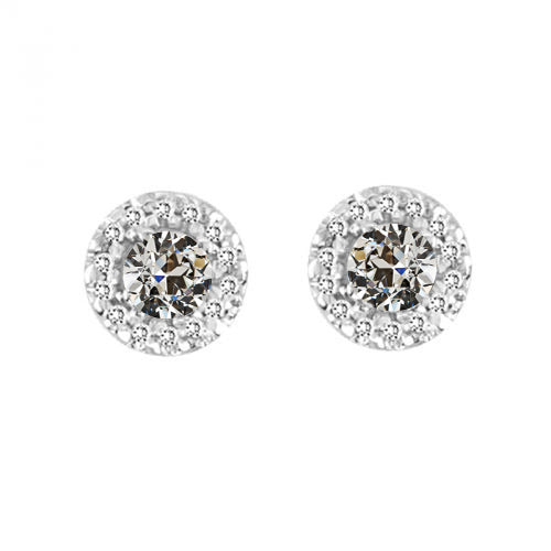 Natürlicher Diamant Ohrhänger – Hauptansicht