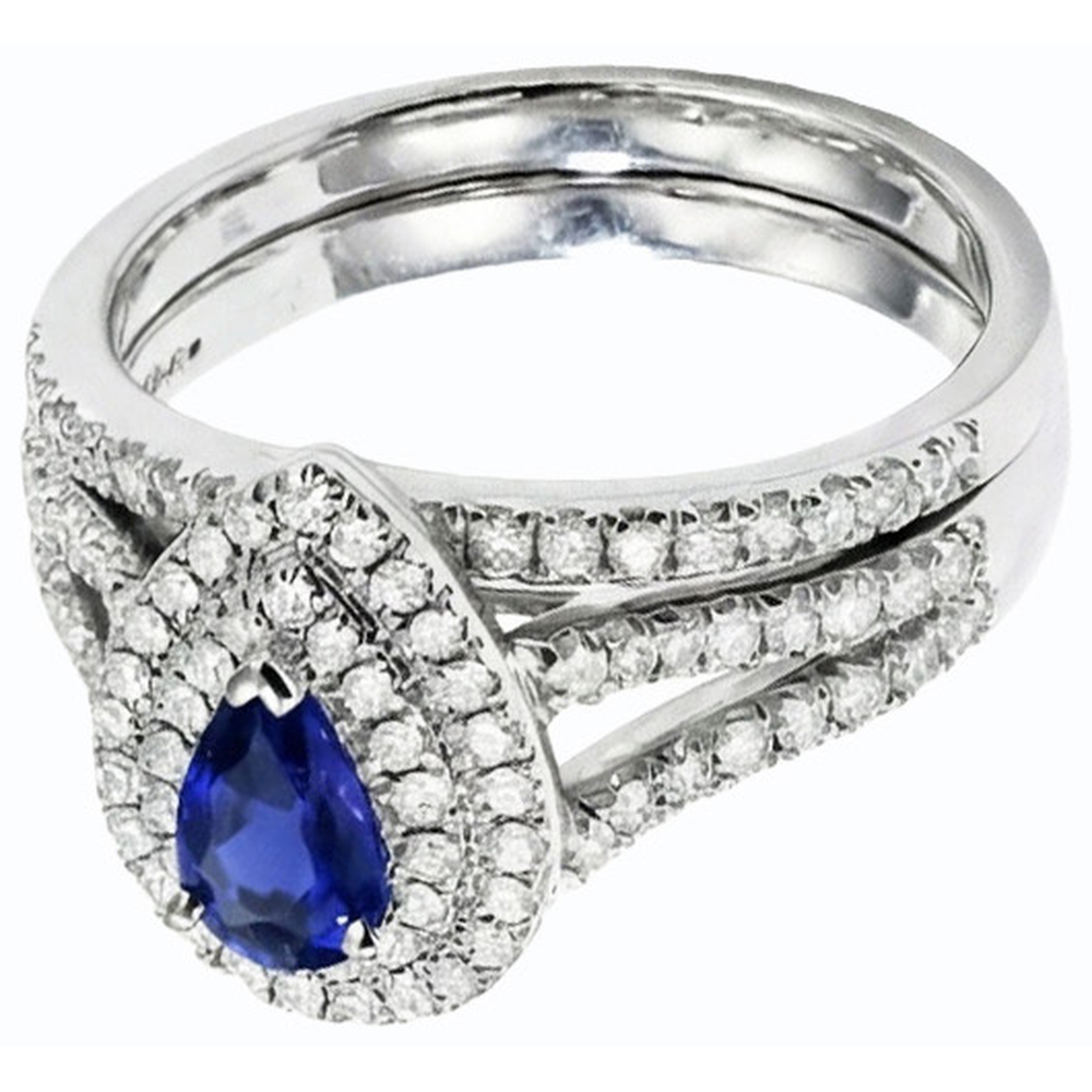 echter round diamant 4.50Karat ring Draufsicht