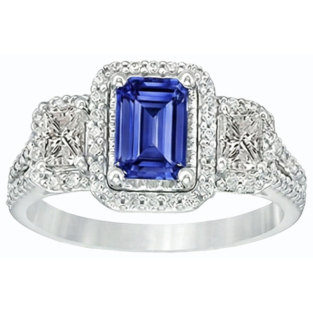 echter round diamant 3.50Karat ring Profilansicht