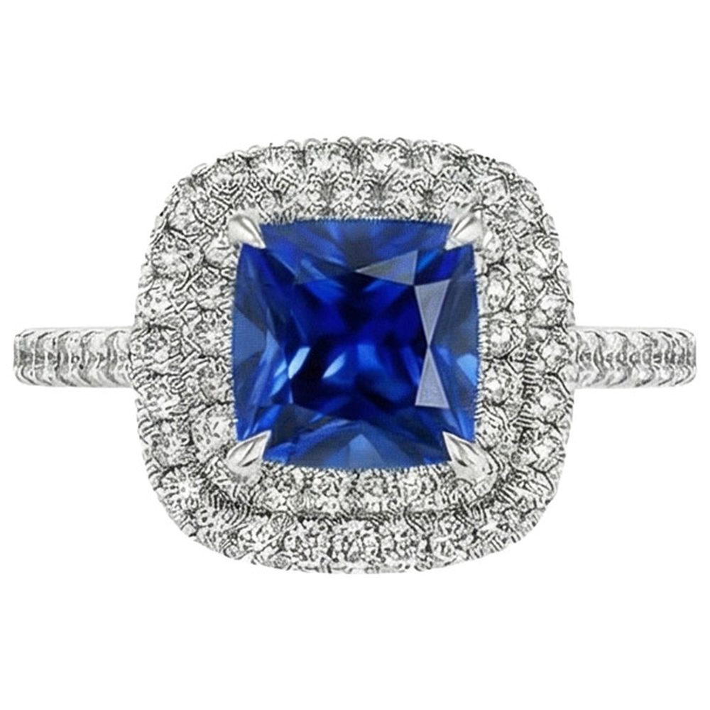 echter round diamant 3.25Karat ring Detailansicht