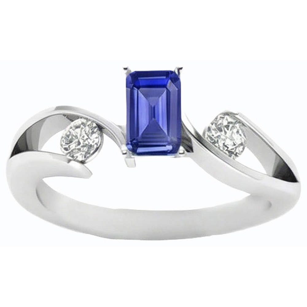 echter round diamant 1.75Karat ring Draufsicht