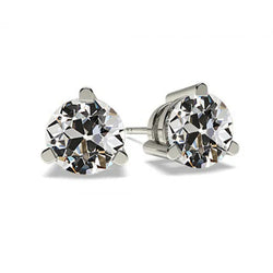 Edler Diamant Ohrhänger 3 Karat G/VS1 – 14K Weißgold