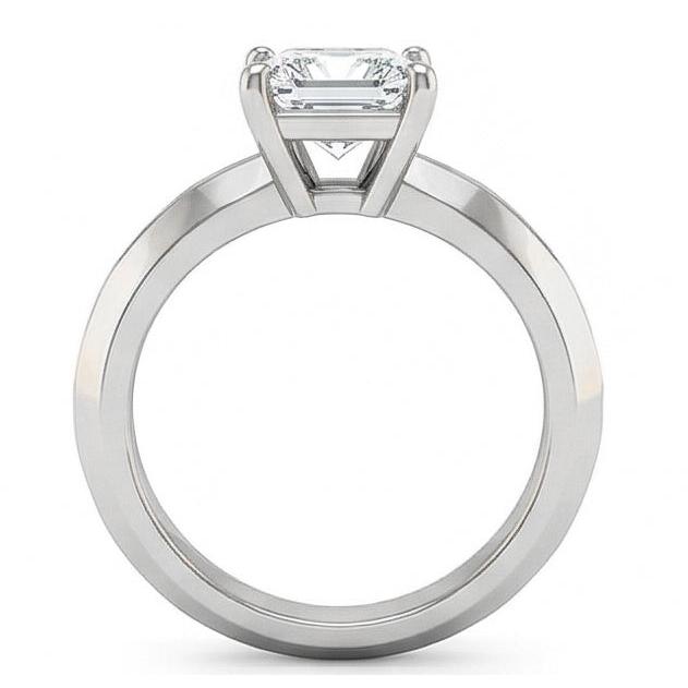 echter princess diamant 0.75Karat ring Draufsicht