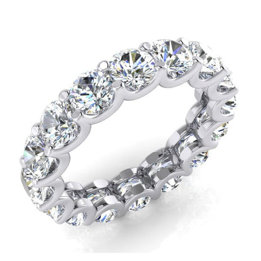 Echt Diamant Ewigkeit Hochzeit Goldband 4 Karat 4.1 mm