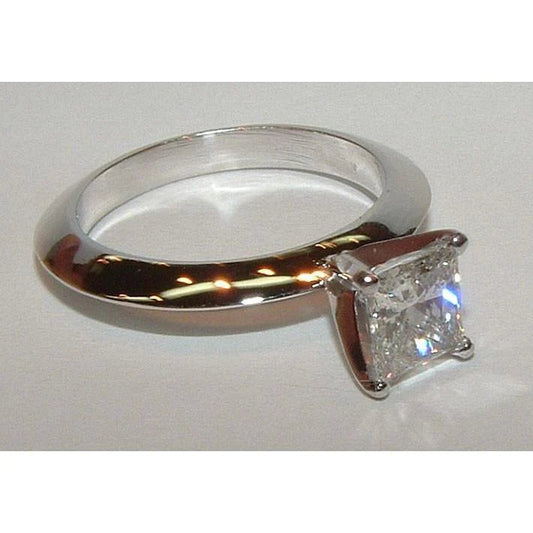 Echt Diamant-Solitär-Verlobungsring 0,75 ct. Schmuck Weißgold