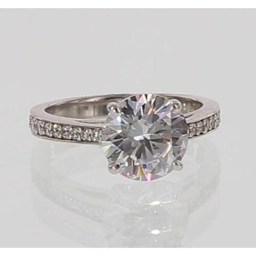 Echt Diamant-Verlobungsring 5,50 Karat Split Shank Schmuck